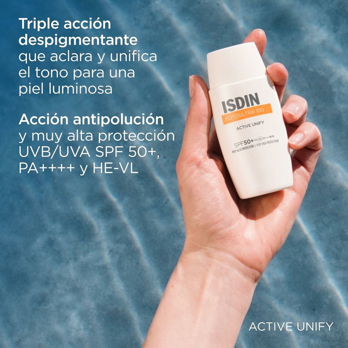 Isdin Foto Ultra 100 Active Unify Fusion Fluido SPF50+ 50 ml Isdin Foto Ultra 100 Active Unify Fusion Fluido SPF50+ 50 ml