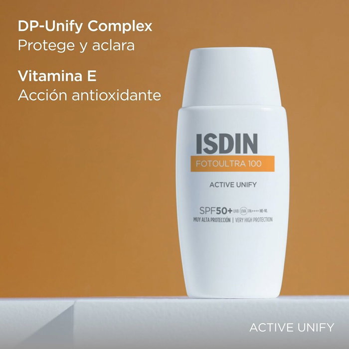 Isdin Foto Ultra 100 Active Unify Fusion Fluido SPF50+ 50 ml Isdin Foto Ultra 100 Active Unify Fusion Fluido SPF50+ 50 ml