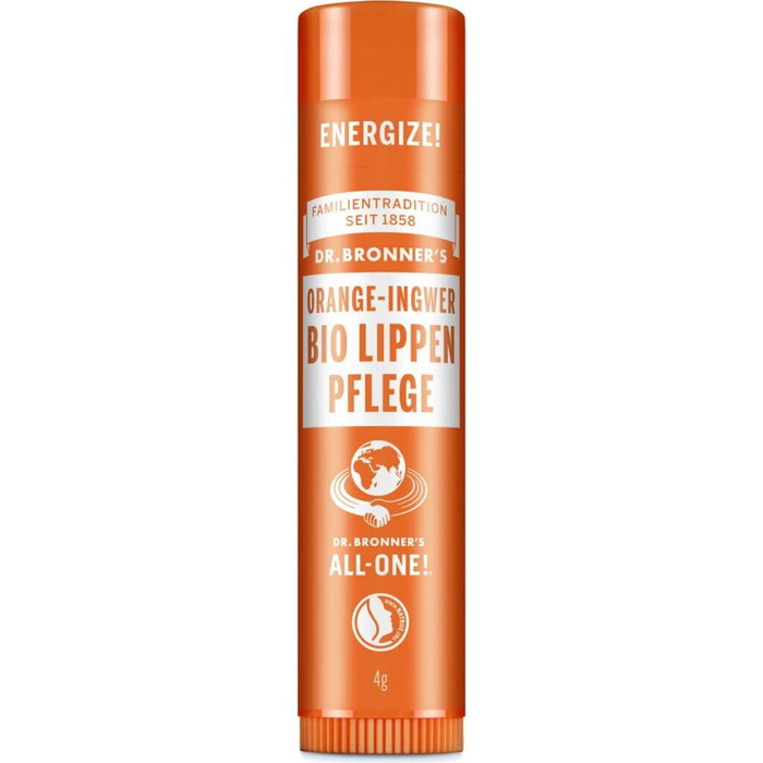 Dr Bronner's Bálsamo Labial Naranja Jengibre 4 gr Hangpack Dr Bronner's Bálsamo Labial Naranja Jengibre 4 gr Hangpack