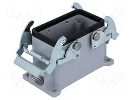 ILME Carcasa para conectores HDC tamaño 57.27 con pestillo doble