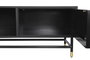 DKD Home Decor Mueble TV Moderno Negro Gris 40 x 50 x 170 cm