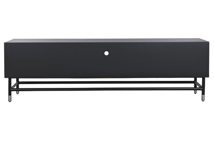 DKD Home Decor Mueble TV Moderno Negro Gris 40 x 50 x 170 cm