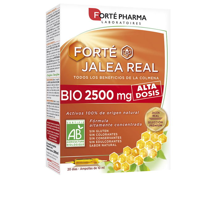 Forté Jalea Real BIO 2500 mg Ampollas 20 x 15 ml | Suplemento Nutricional Potente