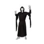 Disfraz de Halloween Tenebroso para Hombre Adulto, Negro, Talla XL, Incluye Túnica con Capucha, Máscara y Cinturón