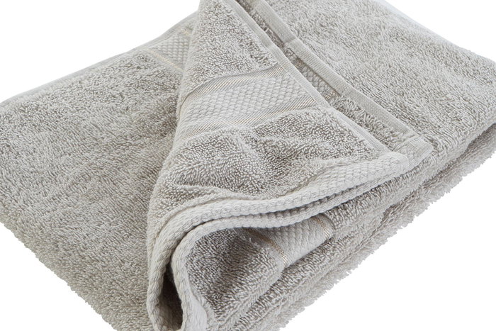 Toalla Basicos DKD Home Decor Crema 100 x 1 x 50 cm (6 Unidades)