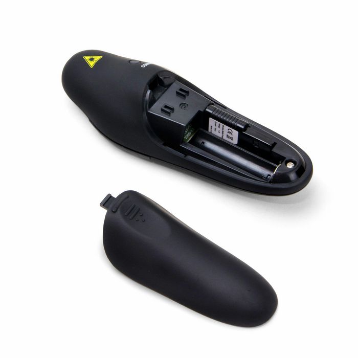 Dicota Pin Point Presentador Laser Inalambrico, Puntero para Presentaciones USB Clase 1, Alcance 10 m, Superficie Suave, Botones Intuitivos, Incluye Bateria AAA Dicota Pin Point Presentador Laser Inalambrico, Puntero para Presentaciones USB Clase 1, Alcance 10 m, Superficie Suave, Botones Intuitivos, Incluye Bateria AAA