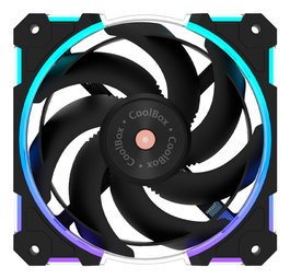 Coolbox X12 Ring ARGB Negro