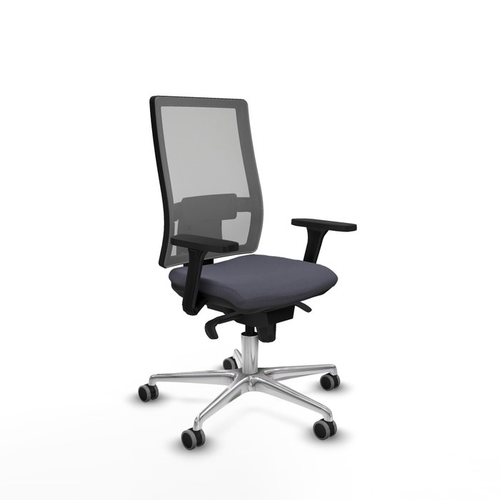 PIQUERAS Y CRESPO Silla de oficina Horna con mecanismo Sincro, Brazos 3D y Malla Gris PIQUERAS Y CRESPO Silla de oficina Horna con mecanismo Sincro, Brazos 3D y Malla Gris