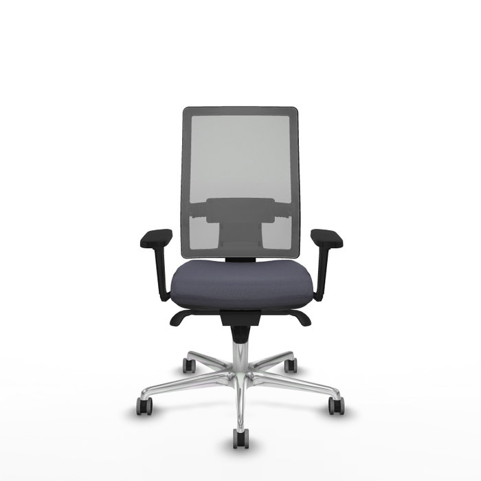 PIQUERAS Y CRESPO Silla de oficina Horna con mecanismo Sincro, Brazos 3D y Malla Gris PIQUERAS Y CRESPO Silla de oficina Horna con mecanismo Sincro, Brazos 3D y Malla Gris