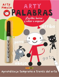 PANINI FONDO Arty palabras.¡escribir, borrar y volver a empezar!