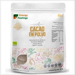 ENERGY FEELINGS Cacao Polvo 1Kg. Eco Vegan SG