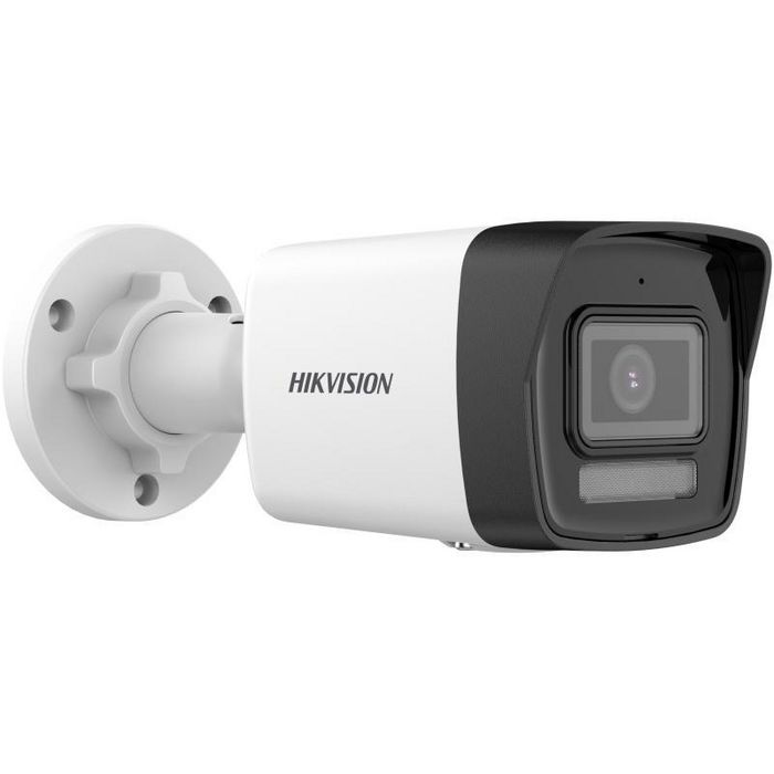 Hikvision Cámara de Seguridad IP Bullet 4MP 2.8mm ColorVu, Micrófono, Luz Híbrida 30m, Detección Personas/Vehiculos, IP67, PoE/12V - DS-2CD2043G2-I
