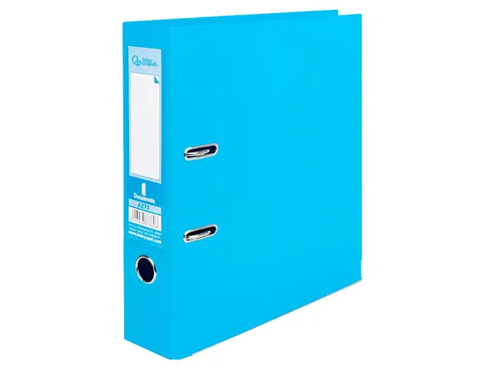 Liderpapel Archivador de Palanca A4 Celeste 75 mm