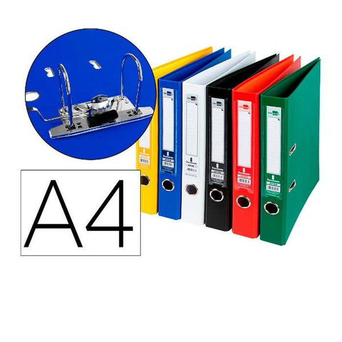 Liderpapel Archivador de palanca A4 forrado PVC celeste 75 mm Liderpapel Archivador de palanca A4 forrado PVC celeste 75 mm