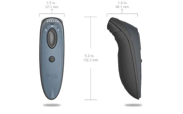 Socket Mobile DuraScan D730 Lector de códigos de barras portátil 1D Laser Azul, Gris