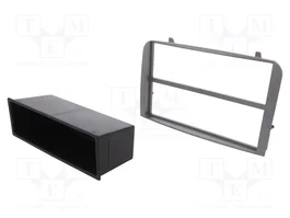PER.PIC. Bastidor de montaje de radio Alfa Romeo 2 ISO Plata