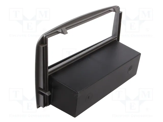 PER.PIC. Bastidor de montaje de radio Alfa Romeo 2 ISO Plata