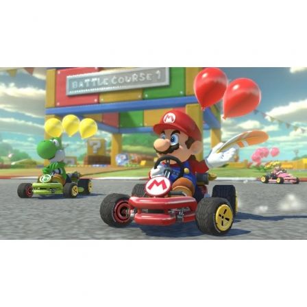 Nintendo Switch RED&BLUE/ Incluye Código Juego Mario Kart Deluxe 8/ 3 Meses Suscripción Nintendo Online