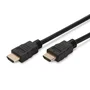 Ewent EC1300 Cable HDMI 1.4 Alta Velocidad con Ethernet 1 m, Soporta 4K a 30Hz, Canal de Retorno de Audio ARC, 3D, Conectores Tipo A Macho Derecho