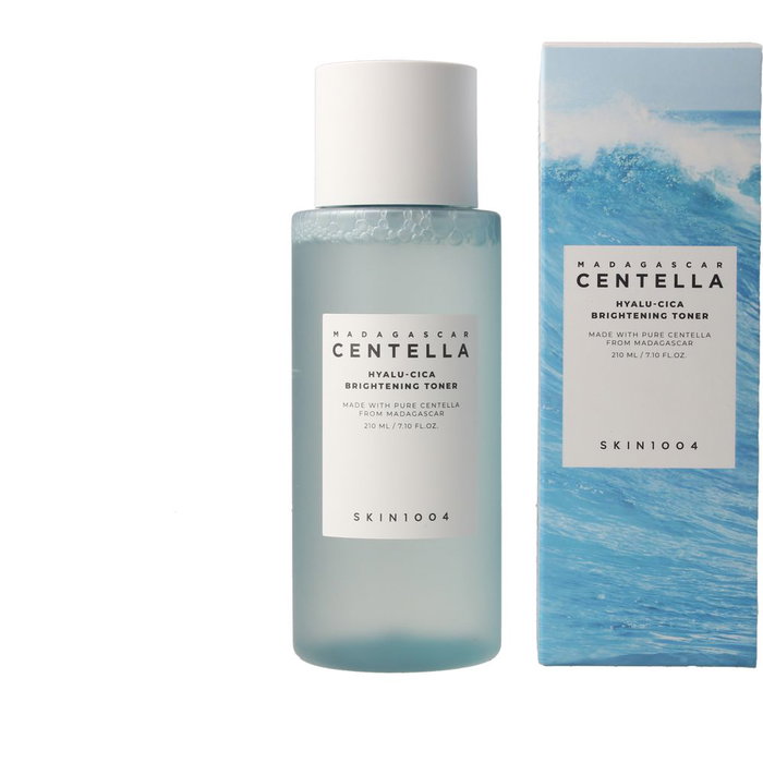 Skin1004 Madagascar Centella Tónico Iluminador Reparador e Hidratante Hyalu-Cica con Ácido Hialurónico y Niacinamida - 210 ml