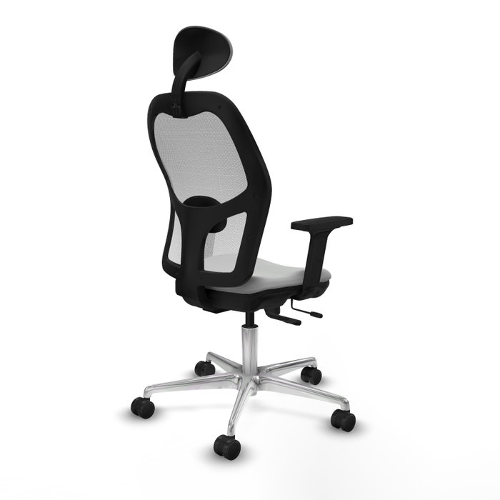 PIQUERAS Y CRESPO Silla de oficina Jorquera Gris claro y Blanco