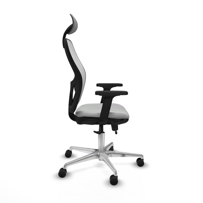 PIQUERAS Y CRESPO Silla de oficina Jorquera Gris claro y Blanco
