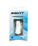 Eightt ECC1 Cargador de Coche 2 Puertos USB 12W Blanco