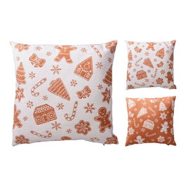 Basics Cojín de Navidad con Estampados Variados 45 x 45 cm