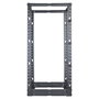 Intellinet Rack de Laboratorio 19" 26U 4 Postes, Negro, Capacidad 360 kg, Kit Flatpack, Gestión de Cables, Ruedas, Ajustable