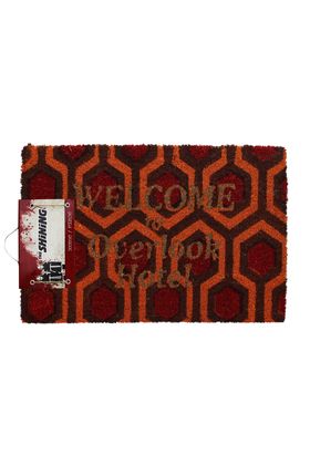 Sd Toys Felpudo Welcome Overlook Hotel 60x40 cm de fibra de coco para entrada, basado en El Padrino, con asa para transporte