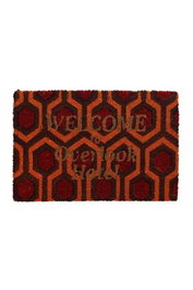 Sd Toys Felpudo Welcome Overlook Hotel 60x40 cm de fibra de coco para entrada, basado en El Padrino, con asa para transporte