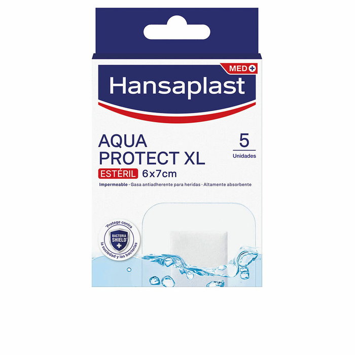 Hansaplast HP AQUA PROTECT XL Apósitos 6 x 7 cm, 5 unidades