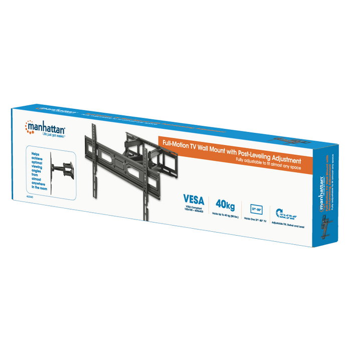 MANHATTAN Soporte de Pared Articulado para TV 37-80 pulgadas MANHATTAN Soporte de Pared Articulado para TV 37-80 pulgadas