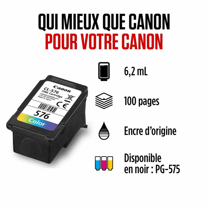 Canon CL-576 Cartucho de Tinta Tricolor Canon CL-576 Cartucho de Tinta Tricolor