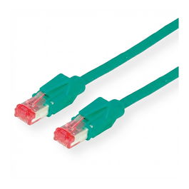 SECOMP Kerpen Cable Ethernet Patch Cord Cat.6 Clase E (F/UTP), Conector HiRose TM21, LSOH, Verde, 2 m, Ref. F6-90