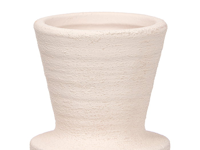GIFTDECOR Jarrón Sahara Moderno Blanco Mediano
