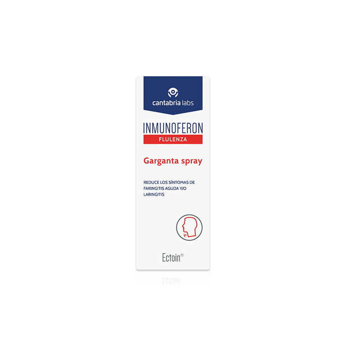 Inmunoferon Fluenza Garganta Spray 20 ml para Faringitis, Laringitis y Amigdalitis, Alivia Dolor y Ronquera