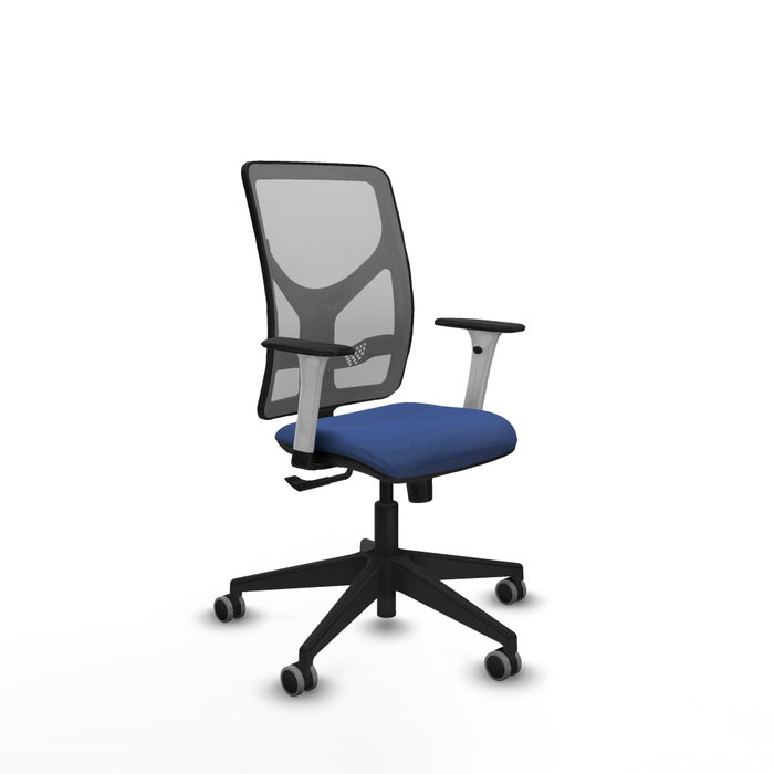 PIQUERAS Y CRESPO Silla de oficina Motilla con mecanismo Sincro, Azul marino y Gris PIQUERAS Y CRESPO Silla de oficina Motilla con mecanismo Sincro, Azul marino y Gris