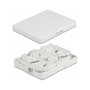 DeLOCK Caja de conexión de fibra óptica para montaje en pared, 2 x SC Simplex o LC Duplex, Blanco