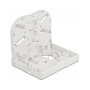 DeLOCK Caja de conexión de fibra óptica para montaje en pared, 2 x SC Simplex o LC Duplex, Blanco
