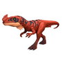 Mattel Jurassic World Dinosaurio Wild Roar Afrovenator Jkl76 Figura Articulada 30 cm con Rugido