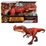 Mattel Jurassic World Dinosaurio Wild Roar Afrovenator Jkl76 Figura Articulada 30 cm con Rugido