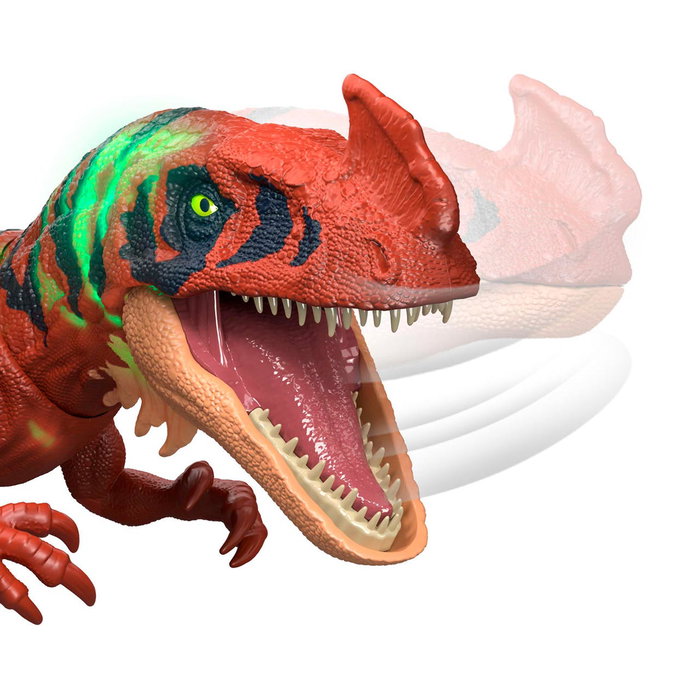 Mattel Jurassic World Dinosaurio Wild Roar Afrovenator Jkl76 Figura Articulada 30 cm con Rugido