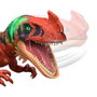 Mattel Jurassic World Dinosaurio Wild Roar Afrovenator Jkl76 Figura Articulada 30 cm con Rugido