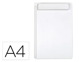 Maul Portanotas DIN A4 Plástico Reciclado con Pinza Color Blanco