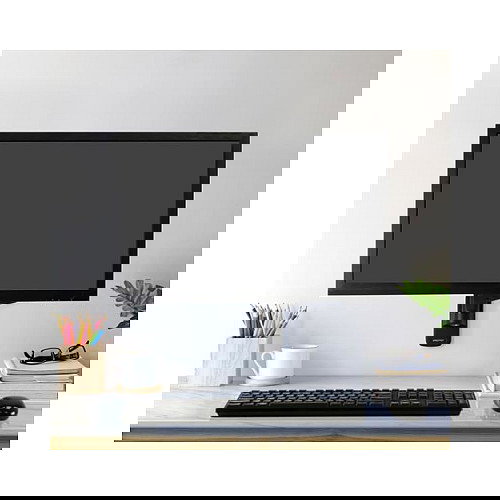 Ergotron 45-505-224 MXV - Brazo de Monitor para TV, hasta 34" (86,4 cm), Capacidad 9,1 kg, Inclinación -90° a 90°, Rotación 360°, Montaje VESA 100x100 mm, Negro