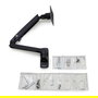 Ergotron 45-505-224 MXV - Brazo de Monitor para TV, hasta 34" (86,4 cm), Capacidad 9,1 kg, Inclinación -90° a 90°, Rotación 360°, Montaje VESA 100x100 mm, Negro