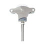 WOLFPACK LINEA PROFESIONAL Polea Tendedero Inoxidable 60 mm con Tornillo