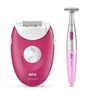 Depiladora Braun Silk-Epil 3 3-420/ con Cable/ 2 Accesorios