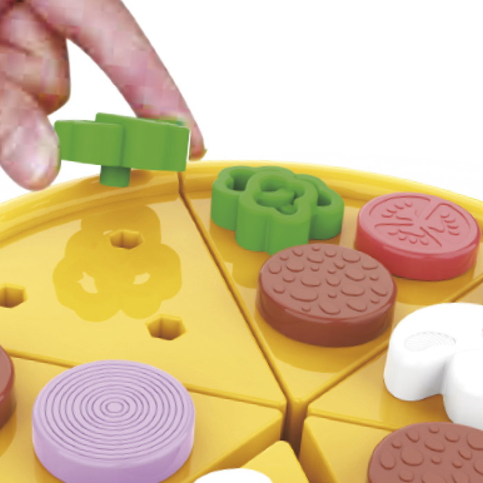 Tachan Set de Pizza con Accesorios para Juego de Rol y Desarrollo de Habilidades Sociales, Más de 2 Años